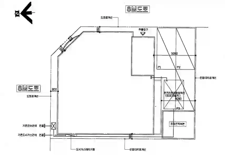 하상교회 배치도 이미지